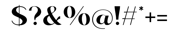 BROLIMO ExtraBold Font OTHER CHARS