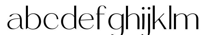 BROLIMO UltraLight Font LOWERCASE