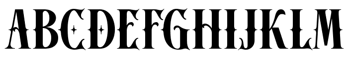 BROTHER GOTHIC Regular Font UPPERCASE