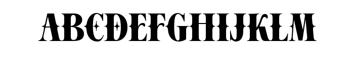 BROTHER GOTHIC Regular Font LOWERCASE