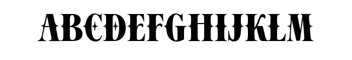 BROTHERGOTHIC-Regular Font LOWERCASE