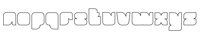 BROWN FOX-Hollow Font LOWERCASE