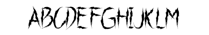 BRUTAL WINGS Font UPPERCASE