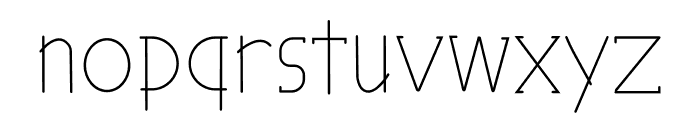 BSting Font LOWERCASE