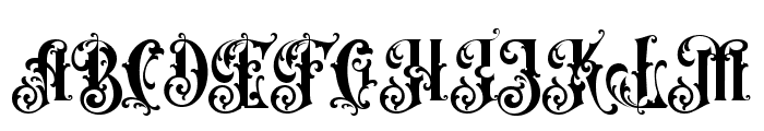 BTD Victorian Letterhead Altern Font UPPERCASE