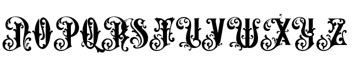 BTD Victorian Letterhead Altern Font UPPERCASE