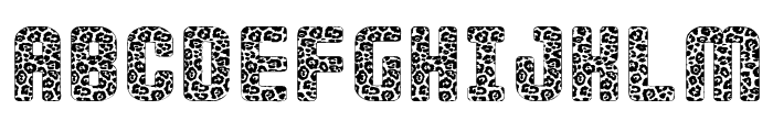 BTZ Leopard Font LOWERCASE