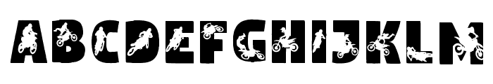 BTZ Motocross Font UPPERCASE