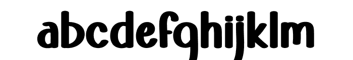 BUBBLE SOAP Font LOWERCASE