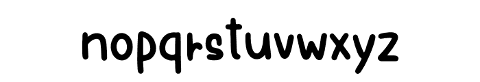 BUBBLY GIRL Font LOWERCASE