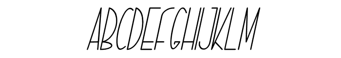 BUFFALOR Italic Font LOWERCASE