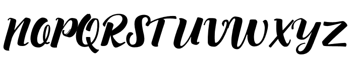 BUGANSCRIPT-Regular Font UPPERCASE