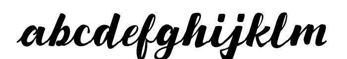 BUGANSCRIPT-Regular Font LOWERCASE