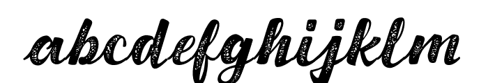 BUGANSCRIPT-Rustic Font LOWERCASE