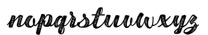 BUGANSCRIPT-Rustic Font LOWERCASE