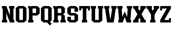 BULLSY COLLEGE Font UPPERCASE