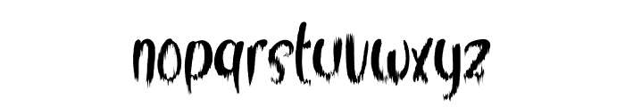 BURIED HOUSE Font LOWERCASE