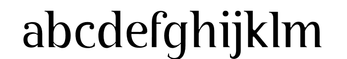 BYSajidah-Regular Font LOWERCASE