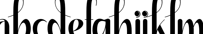 BabeSalome-Regular Font LOWERCASE