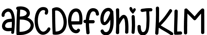 BabiesGirl-Regular Font LOWERCASE