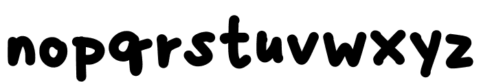 Baboo O Font LOWERCASE