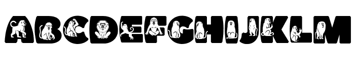 Baboon Font UPPERCASE