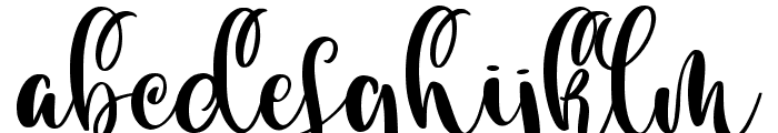 Baby Amber Font LOWERCASE