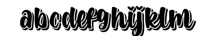 Baby Angelo Layered Font LOWERCASE