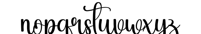 Baby Beautiful Font LOWERCASE