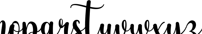 Baby Boho Script Font LOWERCASE