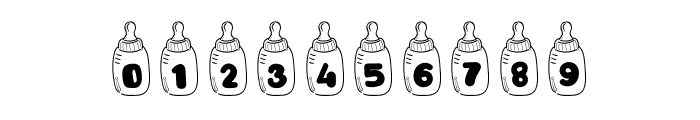 Baby Bottle Font OTHER CHARS