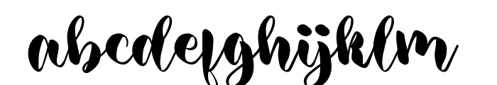 Baby Brushes Font LOWERCASE