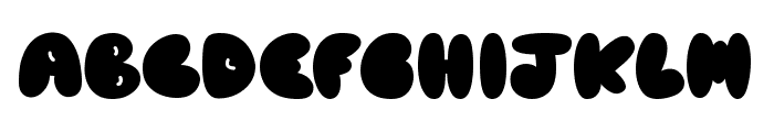 Baby Bubble Shadow Font UPPERCASE