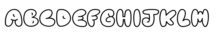 Baby Bubble Font LOWERCASE