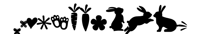 Baby Bunny Doodles Font UPPERCASE