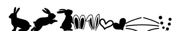 Baby Bunny Doodles Font LOWERCASE