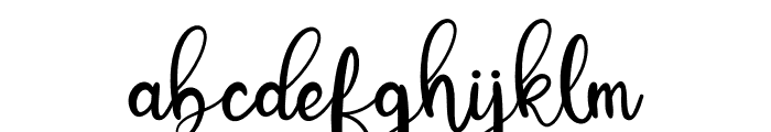 Baby Bunny Script Font LOWERCASE