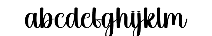 Baby Butterfly Font LOWERCASE