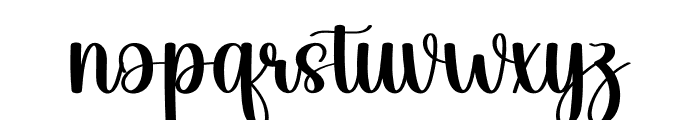 Baby Butterfly Font LOWERCASE