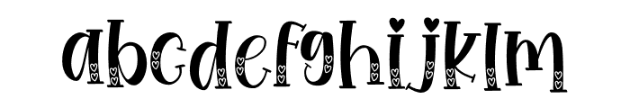 Baby Camila Love Font LOWERCASE