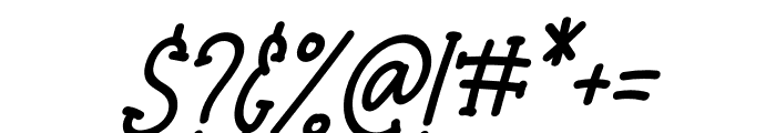 Baby Crab Italic Font OTHER CHARS
