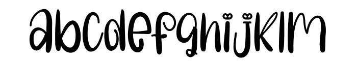 Baby Craft Font LOWERCASE