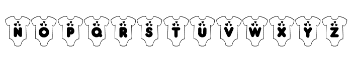 Baby Cuddle Font LOWERCASE