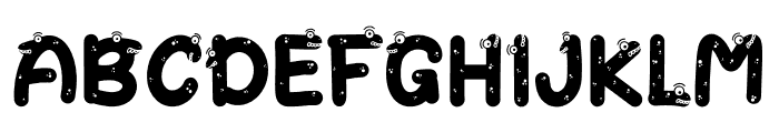Baby Dino Font LOWERCASE
