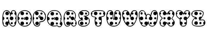 Baby Dots Regular Font LOWERCASE