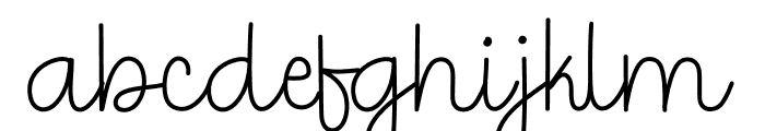 Baby Dragon Font LOWERCASE