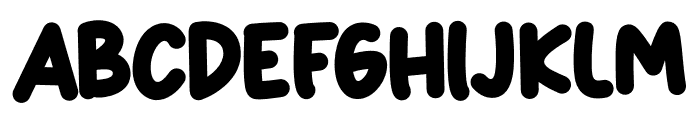 Baby Fat Font Font UPPERCASE