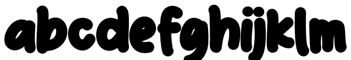 Baby Fat Font Font LOWERCASE