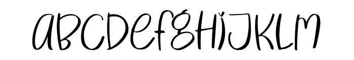Baby Fruitchy Font UPPERCASE