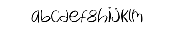 Baby Fruitchy Font LOWERCASE